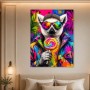 Exotisches Waschbärporträt als Poster oder Acrylbild