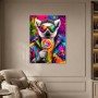 Exotisches Waschbärporträt als Poster oder Acrylbild