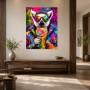 Exotisches Waschbärporträt als Poster oder Acrylbild
