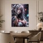 Dunkles Fantasy Porträt als Leinwand oder Acrylbild