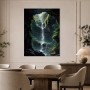Mystischer Dschungelwasserfall als Leinwand oder Poster
