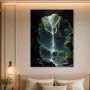 Mystischer Dschungelwasserfall als Leinwand oder Poster