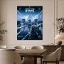 Futuristisches Modernes Wandbild und Gallery Print im Zero-Ping-Stil