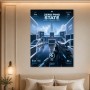 Futuristisches Modernes Wandbild und Gallery Print im Zero-Ping-Stil