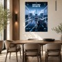 Futuristisches Modernes Wandbild und Gallery Print im Zero-Ping-Stil