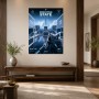 Futuristisches Modernes Wandbild und Gallery Print im Zero-Ping-Stil