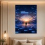 Digitale Übergangsszene als Wandbild oder Fine Art Print