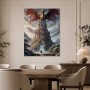 Drachenburg im Traumreich, Fantasy Wandbild oder Kunstwerk