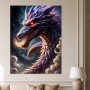 Drache im Dunkel, Fantasy Wandbild oder Fine Art Print