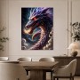 Drache im Dunkel, Fantasy Wandbild oder Fine Art Print
