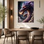 Drache im Dunkel, Fantasy Wandbild oder Fine Art Print