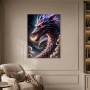 Drache im Dunkel, Fantasy Wandbild oder Fine Art Print