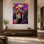 Walross mit Sonnenbrille als Pop Art Wandbild oder Poster