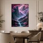 Fantastische Berglandschaft als Wandbild oder Leinwandbild