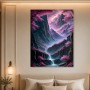 Fantastische Berglandschaft als Wandbild oder Leinwandbild