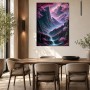 Fantastische Berglandschaft als Wandbild oder Leinwandbild