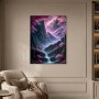 Fantastische Berglandschaft als Wandbild oder Leinwandbild
