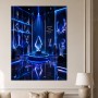 Glänzende Trophäenwelt, Acrylbild oder Fine Art Print