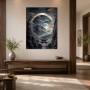 Mystische Berglandschaft mit Tempel, Wandbild oder Fine Art Print