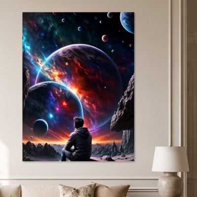 Kosmische Vision als Wandbild oder Kunstdruck für moderne Räume