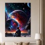 Kosmische Vision als Wandbild oder Kunstdruck für moderne Räume
