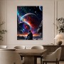 Kosmische Vision als Wandbild oder Kunstdruck für moderne Räume