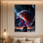 Kosmische Vision als Wandbild oder Kunstdruck für moderne Räume