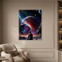 Kosmische Vision als Wandbild oder Kunstdruck für moderne Räume