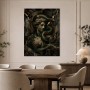 Antike Büste mit Schlange als Luxus Wandbild oder Fine Art Print