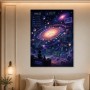Retro-Gaming-Galaxie als Wandbild oder Poster