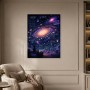 Retro-Gaming-Galaxie als Wandbild oder Poster