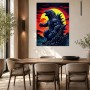 Godzilla Sonnenuntergang als Poster oder Fine Art Print