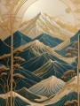 Mystische Berglandschaft als Wandbild oder Fine Art Print