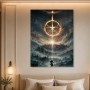 Fantasy Stadtpanorama als Wandbild oder Acrylbild