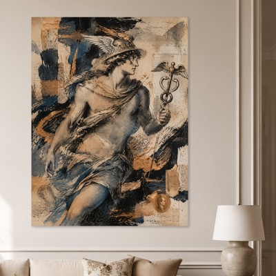 Hermes als Fine Art Print oder Acrylbild in kraftvoller Szene