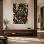 Eulen Kunstwerk oder Fine Art Print in edler Antikoptik