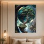 Magischer Weltenbaum als Fantasy Kunstdruck und Modernes Wandbild