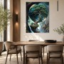 Magischer Weltenbaum als Fantasy Kunstdruck und Modernes Wandbild