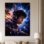 Gaming Portrait in Neonlicht, Wandbild oder Kunstdruck