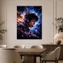 Gaming Portrait in Neonlicht, Wandbild oder Kunstdruck