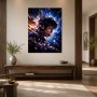 Gaming Portrait in Neonlicht, Wandbild oder Kunstdruck