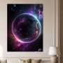 Kosmische Planetenszene als Acrylbild oder Kunstdruck