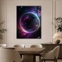 Kosmische Planetenszene als Acrylbild oder Kunstdruck