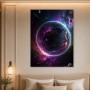 Kosmische Planetenszene als Acrylbild oder Kunstdruck