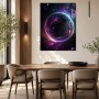 Kosmische Planetenszene als Acrylbild oder Kunstdruck