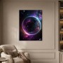 Kosmische Planetenszene als Acrylbild oder Kunstdruck