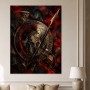Spartanischer Helm und Speer als Acrylbild oder Poster
