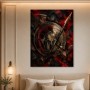 Spartanischer Helm und Speer als Acrylbild oder Poster