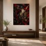 Spartanischer Helm und Speer als Acrylbild oder Poster