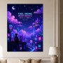 Pixel Dreams Neon Nights als Modernes Wandbild oder Poster